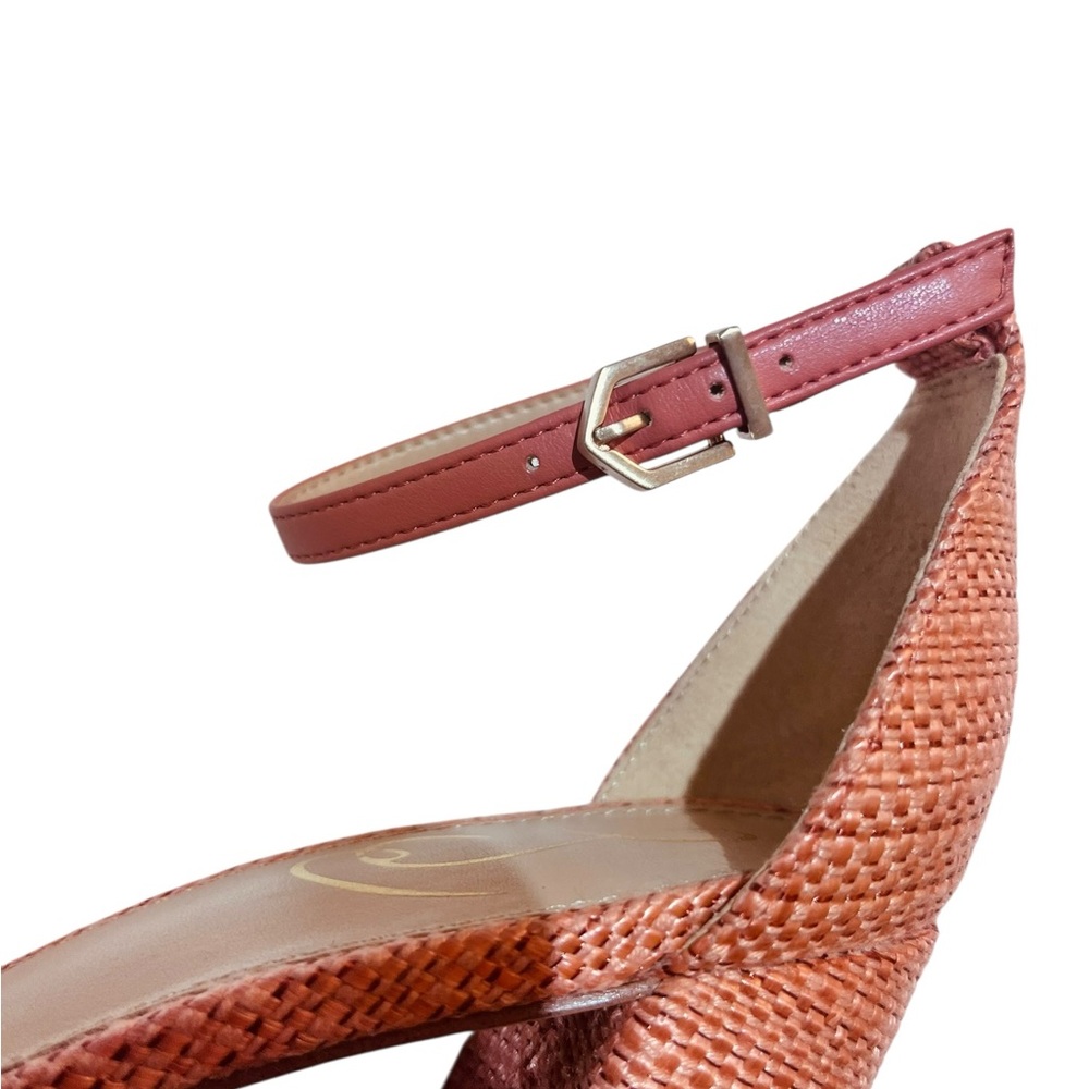 Sam Edelman Yaro Coral Ankle-Strap Block Heel Sandal 4” Heel Sz 7.5 - Picture 13 of 13